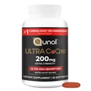 Qunol CoQ10 200mg Softgels, Ultra CoQ10 - 超高吸收性共聚体 Q10 补充剂 - 抗氧化剂补充剂,用于血管和心脏健康及能源生产,90 Counter