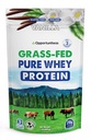 Opportuniteas Grass Fed Whey蛋白粉集中 - 香草 - 纯蛋白补充 - 非 GMO, Hormone Free & Gluten Free - 1lb