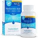 Hyalogic Hylavision眼部健康补充剂——Hyaluronic Acid,Lutein和Zeaxanthin 补充剂——包含眼部维生素A,C,E和锌——Soothe 疲倦眼部(120盖)