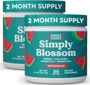 《纯脂营养日报》《绿皮和超食品》《粉末+Collagen + 妇女消化保健的良药》。 帮助您的健康 Bloom - 2个月供应 - 西瓜