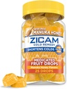 Zicam 冷治疗锌 药用水果滴 玛努卡 蜂蜜火焰 顺势疗法 冷短药 短冷时间 25 计