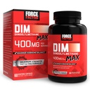 FORCE FACTOR DIM Max, DIM 补充400mg, 女性和男性雌激素平衡,激素Acne,代谢,更年期,PCOS, Diindolylmethane, 高级吸收, 60 Capsules