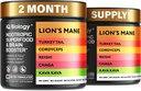 Kava Kava Root Cordyceps Lions Mane Reishi蘑菇增刊,新热带蘑菇增刊,Capsules Kava Kava Kava 提取,蘑菇女性维生素增刊,能源蘑菇增刊,Ashwagandha,Magnesium - 60 Caps(2包)