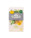Ahmad Tea Herbal Tea, Ginger, Peppermint, Fennel, Dandelion, & Birch 'Detox' Teabags, 20 ct (Pack of 6) - 脱咖啡因和无糖