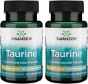 Swanson 氨基酸 Ajipure Taurine 医药级500毫克 60Veg Capsules(2包)