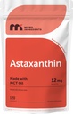 微型成份 12 mg 与 MCT Oil, 120 Softgels, 4 个月供应 + 高级 Astaxanthin 抗氧化剂补充剂 * → 新鲜微藻源 → 三重强度, 非 GMO, Gluten Free, no Soy