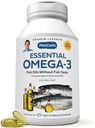 Andrew Lessman Requious Omega-3 Mint - 600 Softgels - Ultra-Pure, 高概率Omega-3 Oils. 中国植物物种信息数据库. 高DHA,无胃肿,无污染物,无水星. 小容易吞软胶