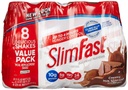 SlimFast 高级营养 奶巧克力 – 食品替代 – 蛋白质8 20g 计数(3包) 总计 24 11OZ 瓶装