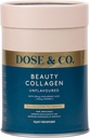 DOSE & CO. (英语). 含有Hyaluronic酸和维生素C的美容凝胶,用于发型,皮肤和钉子,无味-9oz粉末补充剂.