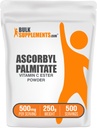 Bulk Ascorbyl Palmitate Powder - 维生素C Ester,维生素C Supplement - Gluten Free, 每人500mg service, 250g (8.8 oz) (Pack of 1).