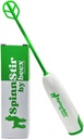 Becx Spinnstir 便携式手持式饮料混合器,用于蛋白质粉末 预研磨蘑菇 咖啡 绿色 超级食品 粉末 牛奶 粉末 水分包 火焰 混合器 轻松 清洁 少梅斯( 绿色)