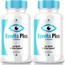 (2 Pack) Eyevita Plus - 全面支持你的视力,Eyevita Plus 高级眼营养,眼维生素,所有自然眼健康公式,眼维生素Plus 多维特敏审查(120 Capsules)