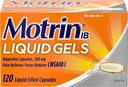 Motrin IB 200mg Ibuprofen 液态Gel 疼痛救世主/发热减肥剂,治疗疼痛和疼痛,120厘米