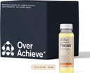 具有高级纳米科学技术的Yerba Mate、Ashwagandha和Lions Mane蘑菇的集中饮料 -- -- 12 Pack Brain Focus饮料、橙色Flavor, 2oz