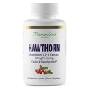 天堂草本植物 Hawthorn Berry, 活性全谱提取, 超级吸附剂, 超纯度, Vegan, 非GMO, Gluten Free, 60 蔬菜 Capsules