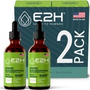 E2H 氯脂液滴 -- -- 天然能源促进器、免疫系统支持和内除臭剂 -- -- 辣椒薄荷火焰 -- -- 2瓶