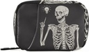 人类Skeleton药盒 7日药盒 旅行药盒组织者 带Zipper Portable Weekly Case Contract 大小的维他命补充器