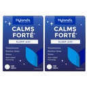 Hyland's calms Forte's Sleep Aid Taps, 神经紧张症和偶尔失眠症的自然救济, 100 Counter (Pack of 2).