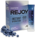 Rejoy – Electrolyte Powder Packets, 10 Sticks – 水利饮料混合剂补充剂 – 免糖, Keto 和 Paleo Friend, Vegan, Non-GMO, 轻松开放单服务棒(Mixed Berries)