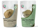 多包 白色粉末 + Aloe vera 粉末 包 → 8 oz 每包