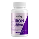 Heivy Ferrous Sulfate 325mg(Iron 65mg),男女高能铁补充剂,含维生素C的铁药丸,Ferrous Sulfate,Non-GMO - 美国制造的240片