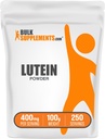 Bulk Assupports.com Lutein Powder - from Marigold Flower Fraft, Eye Supplement, Lutein 20mg - 抗氧化剂源头,Gluten Free,每架服役400mg,100g(3.5 oz)(包1)