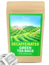 TeeLux 脱咖啡因绿色茶袋 纯脱咖啡因绿色茶 超级抗氧化剂 100个茶袋换热和冰茶