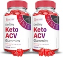 合理实验室 (2 Pack Destiny Keto ACV Gummys 高级公式 1000MG Destiny Keto Gummys 苹果 苹果 苹果 苹果 苹果 醋 配上石榴 甜菜 果汁 粉 B12 Vegan Non GMO 120 Gummys 配上