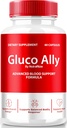NutraRize Gluco Ally Capsules,官方的GlucoAlly药丸,综合血液支持公式,所有维持健康水平的自然补充,Premium Gluco-Ally Capsulas Review (60 Capsules).
