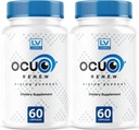 (2 Pack) Ocuo 更新 Capsules, Ocureen Eye Vision All Natural, Ocuo 更新焦点高级公式,Ocureen Review 120 Capsules for 2 个月