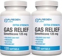 P纯源实验室 超强气体还原软凝胶,配以Simethicone 125 mg → 快速还原压力、布洛丁和痛苦的不适 — 2 Pack → 总计 240 软凝胶