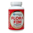 Belle+Bella Probiology Flora Fem - 妇女的日常Probiotics - 4X 动作 Prebiotic + Probiotic + Cranberry + Folic Acid 用于消化剂,尿道切除剂,生殖和阴道保健 - 60 Caps