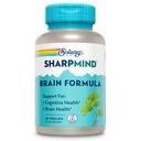 SOLARAY SharpMIND 大脑支持公式 - 诺诺氏大脑补充剂 - 与Ginkgo Biloba的认知和脑健康支持 - 60天保证,60次服务,60次Veg Caps
