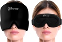 TheraICE Migraine头痛救济帽,热冷治疗帽,Migraine救济帽,酷儿头包,头痛冰包面具 + TheraICE 酷儿救济睡眠面具