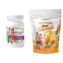 BariatricPal 30天Bariatric Vitamin Bundle(多维他命一日一号)! 与45mg的铁-混合莓和钙 Citrate Soft Chews 500mg 与Probiotics - 橙汁冰块).