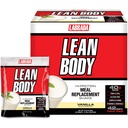 Labrada Lean Body MRP 全方位香草 Meal Explain Shake, 40g 蛋白质, Whey Blend, 8g 健康胖子 Empeal's & Fiber, 22 维生素和矿物,无人工配色, Gluten Free, (42包)