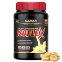 AllMAX 营养 ISOFLEX Whey 蛋白质隔离剂 Banana - 2磅 - 27克蛋白质 Per Scoop - 零脂肪和糖 - 99% 乳糖自由 - Gluten Free & Soy - 大约30种服务