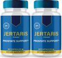 Jertaris Capsules, Jertaris 前列腺健康补充药 - 超强药, Jertaris 支持前列腺heath 全自然配方, Jerta RIS Capsules, Jer Taris Reviews (2 Pack)
