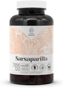 Sarsaparilla 120 Capsules 高级草药膳食补充剂 由蔬菜 Capsules 和 Sarsaparilla (Hemidesmus indicus) 干根(120计)制成.