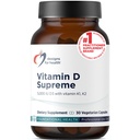 最高健康维生素D的设计 - 维生素D 5000 IU,以2000mcg Vitamin K为MK4,用于骨质健康,心脏健康,Mood & Immune支持 - 维生素D3加固GG补充(30 Capsules)