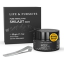 生活与追求 100% 纯真印度 喜马拉雅 Shilajit Resin, 1.1 oz 500mg, 最低 75% 富尔维奇酸, 85+ 追踪矿物, 男子的饮食补充 第三方实验室测试报告, 60种服务(包1)