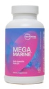 微生物实验室 MegaMarine Omega 3 鱼油补充剂 - Gut-Special EPA DHA Omega 3 与 Gut健康政治部的辅助剂 - 支持Immune & Gut障碍功能(60 Softgels)