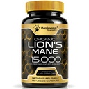 Lions Mane Supplements - 120 Consules - 蘑菇增刊 记忆和焦点的大脑增刊 狮子Mane 蘑菇增刊 有机 - 认知和免疫支持 焦点增刊