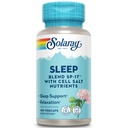 SOLARAY Sleep Blend SP-17 | 草本植物 Blend w/Cell 盐营养物帮助支持健康睡眠和放松 | Non-GMO, Vegan | 100 Veg Caps