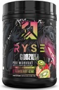 RYSE Godzilla X Noel Deyzel 预选工作粉 - 草莓 Kiwi - 400mg Cafeine, 与Citrulline & Beta Alanine合作的男女高级预选工作 - 能源,泵和焦点 - 20/40 服务