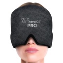 TheraICE Migraine Relief Cap PRO, Headche Relief Cap, Ice Face Mask, 冷压缩头包用于紧张头痛 Relief, 压力和悬浮, FocusZone Technology 提供额外的冷却和压力