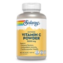 Solaray Vitamin C Ascorbic Ascorbic Acid Powder 5000mg - Powdered Vitamin C 供男女食用,Immune & Skin Support,天然抗氧化剂,水中混合,汁液,或滑水,Vegan - 8 oz