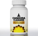 Candida Cleanse - Gut & Colon 支持,高级Probiotic & Herbal 配方,天然草药配方(60 Capsules) A