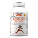 AndreW Lessman Energy and Fat Metabolism Forcements 180 Capsules - 推广优化脂肪燃烧和能量代谢,配有卡尼丁,绿茶,瓜拉纳,金森,B-Complex. 容易燕子笼盖