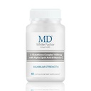 MD 白色因子 -- -- 含有有效抗氧化剂、维生素C和脂酸的Glutathione补充剂 -- -- (60个卡普尔)